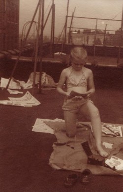 Carole Oles at Tar Beach